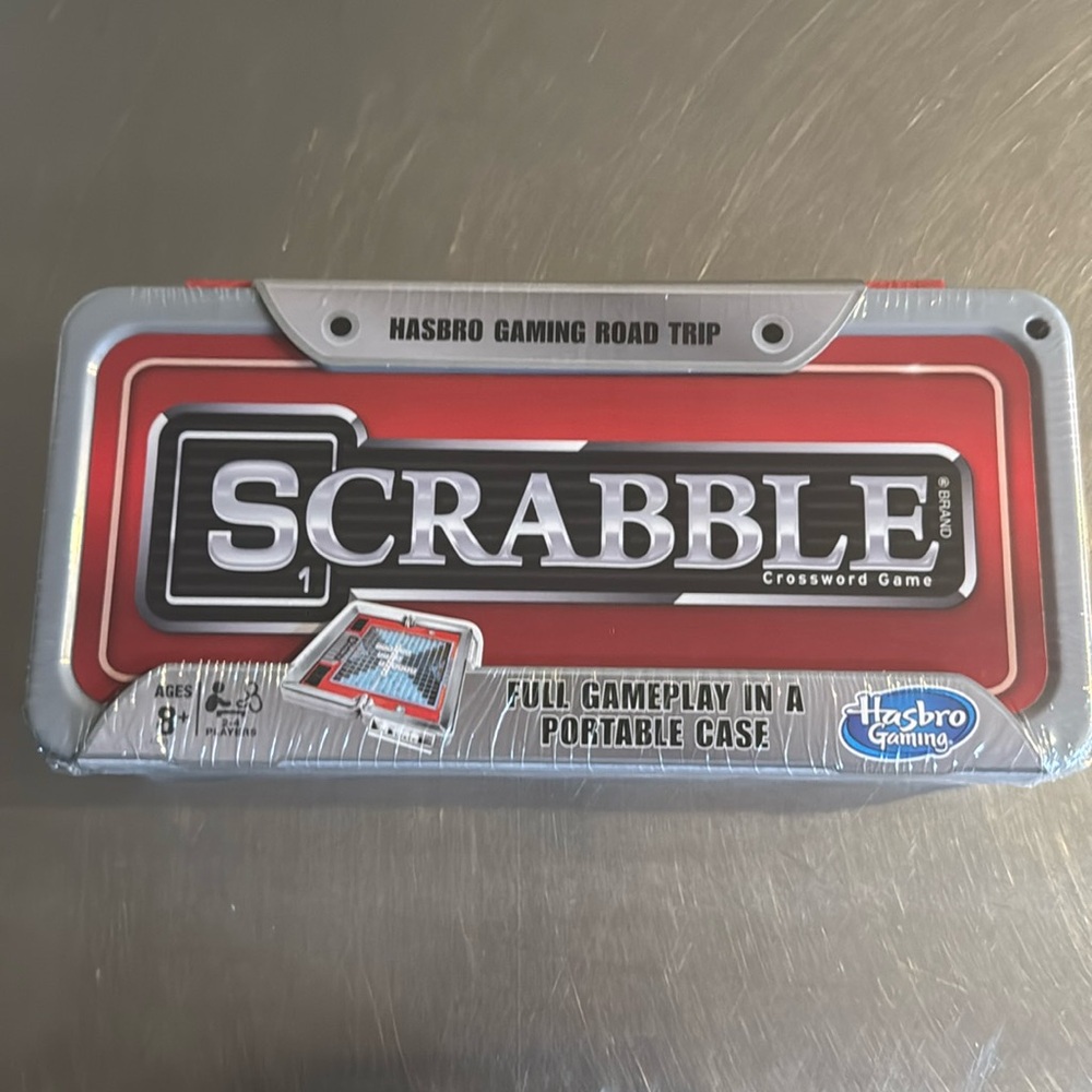 SCRABBLE Hasbro Road Trip Series Game in Travel Case